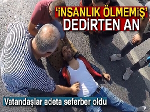İstanbul’da vatandaşlardan 'insanlık ölmemiş' dedirten an