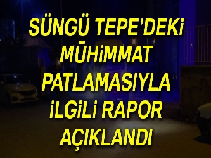 Hakkari üs bölgesindeki patlamaya ilişkin rapor açıklandı Hakkari üs bölgesindeki patlamaya ilişkin rapor açıklandı