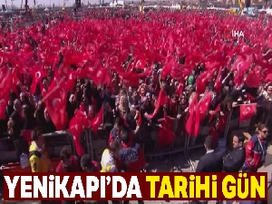 Vatandaşlar 'Cumhur İttifakı Büyük İstanbul Mitingi' için alana gelmeye başladı