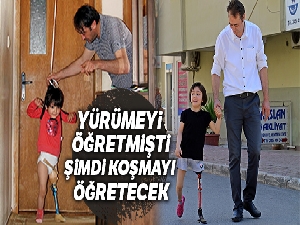 Kızı koşmak istedi, alüminyum doğrama ustası baba kolları sıvadı