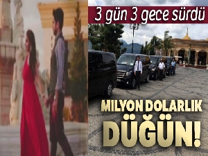 Bodrum'da yapılan milyon dolarlık Hint düğünü 3 gün 3 gece sürdü