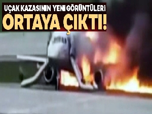 41 kişinin öldüğü uçak kazasının yeni görüntüleri ortaya çıktı