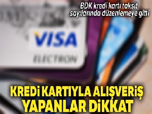 Kredi kartında taksit sayısı artırıldı