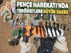 Pençe Harekatı'nda teröristlere büyük darbe