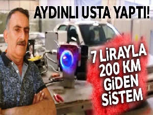 1 litre benzinden 300 litre gaz