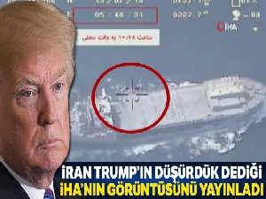 İran, Trump'ın düşürdük dediği İHA'nın görüntüsünü yayınladı
