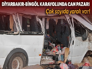 Diyarbakır-Bingöl karayolunda can pazarı: 25 yaralı