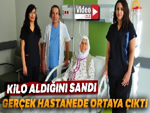 Kilo aldığını sandı, karnından 12 kiloluk kist çıktı