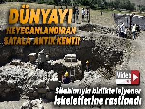 Dünyayı heyecanlandıran Satala Antik Kentinde kazı çalışmaları devam ediyor