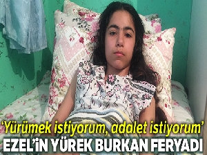 Boynuna saplanan makasla felç kalan Ezel'in yardım çığlığı
