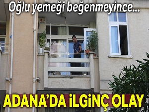Oğlu yemeği beğenmeyince kendini balkondan aşağı attı