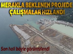 Rize-Artvin Havalimanı'nda çalışmalar hızlandı, dolgu çalışmalarının yüzde 41'i tamamlandı