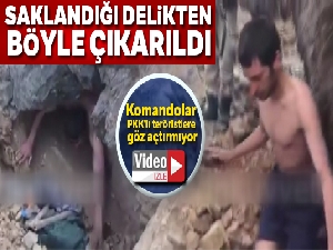 1 teröristin ölü, 1 teröristin sağ olarak yakalandığı operasyona ilişkin yeni görüntüler ortaya çıktı