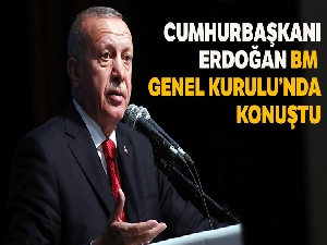 Cumhurbaşkanı Recep Tayyip Erdoğan, BM Genel Kurulu'nda konuştu
