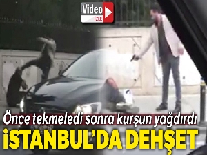 İstanbul'da silahlı dehşet kamerada