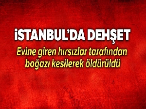 Esenyurt'ta eve giren hırsız, yaşlı kadını boğazını keserek öldürdü
