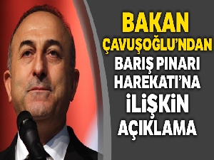 Bakan Çavuşoğlu:'Operasyon Milletler Güvenlik Konseyi'nin terörle mücadeleye ilişkin kararları gereğince icra edilmekte'
