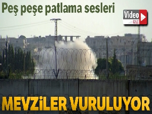 Tel Abyad'da YPG mevzileri vuruluyor