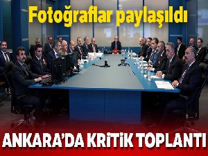 Cumhurbaşkanı Erdoğan başkanlığında Barış Pınarı Harekatı koordinasyon toplantısı yapıldı