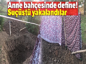 İzinsiz kazıyı çarşafla gizlediler