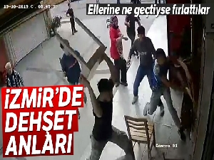 İzmir'de dehşet anları: Karı-kocanın iş yerine böyle saldırdılar