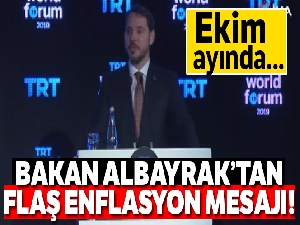 Bakan Albayrak: 'Enflasyon Ekim ayında yüzde 9'dan çok daha düşük olacak'