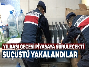 Süt fabrikasını kaçak içki fabrikasına çevirmişler