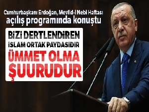 Cumhurbaşkanı Erdoğan: 'Bizi dertlendiren İslam ortak paydasıdır, ümmet olma şuurudur'