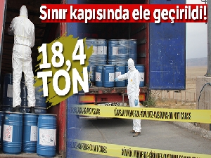Gürbulak sınır kapısında 18,4 ton siyanür yakalandı