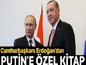 Cumhurbaşkanı Erdoğan'dan Putin'e özel kitap