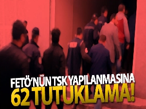 İzmir'deki büyük FETÖ operasyonunda 62 kişi tutuklandı