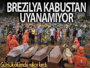 Brezilya, 24 saatte bin 262 korona sonucu ölümle rekor kırdı