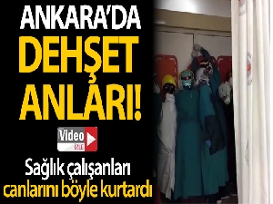 Acil serviste hayatını kaybeden kişinin yakınları hastaneyi bastı, sağlık çalışanları sedyeyle korunmaya çalıştı