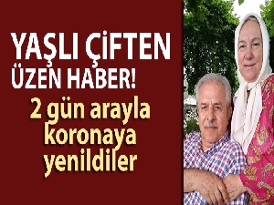 Yaşlı çift 2 gün arayla korona virüse yenildi