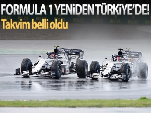 Formula 1'de Türkiye yeniden 2021 takviminde