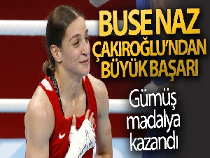 Buse Naz Çakıroğlu'ndan gümüş madalya!