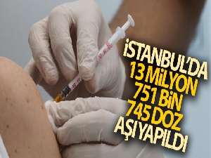 İstanbul'da yapılan aşı miktarını açıklandı