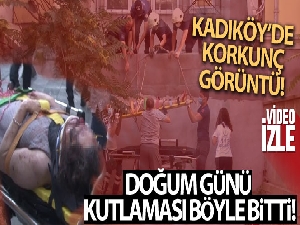 Kadıköy'de 3. kattan düşen kadın ağır yaralı halde bulundu