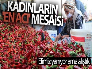 Kadınların 'en acı' mesaisi