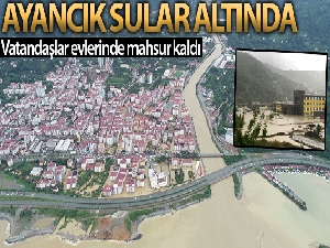 Ayancık sular altında