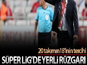 Süper Lig'de 20 takımın 18'i yerli teknik adamla lige başlayacak