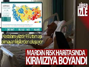 Mardin korona virüs risk haritasında kırmızı oldu