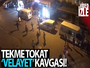Sokak ortasında bıçaklı tekme tokat 'velayet' kavgası