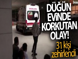 Ankara'da düğün evindeki yemekten 31 kişi zehirlendi