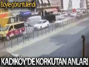 Kadıköy'de lüks araçla sollamada feci kaza: 2 yaralı