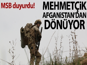 MSB açıkladı! Mehmetçik Afganistan'dan dönüyor