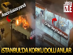 İstanbul'da korku dolu anlar