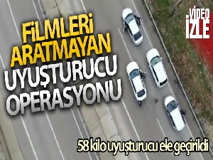Bursa'da film sahnelerini aratmayan uyuşturucu operasyonu