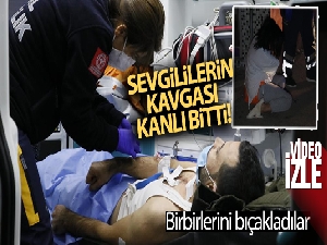 Adana'da sevgililer evde birbirini bıçakladı