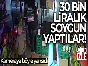 İstanbul'da hırsızlık çetesinin market soygunu kamerada